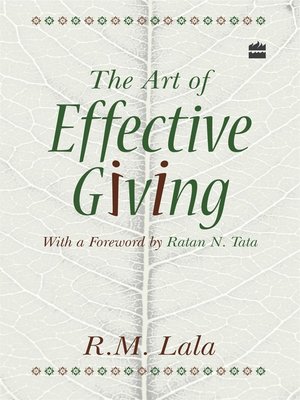 cover image of The Art of Effective Giving